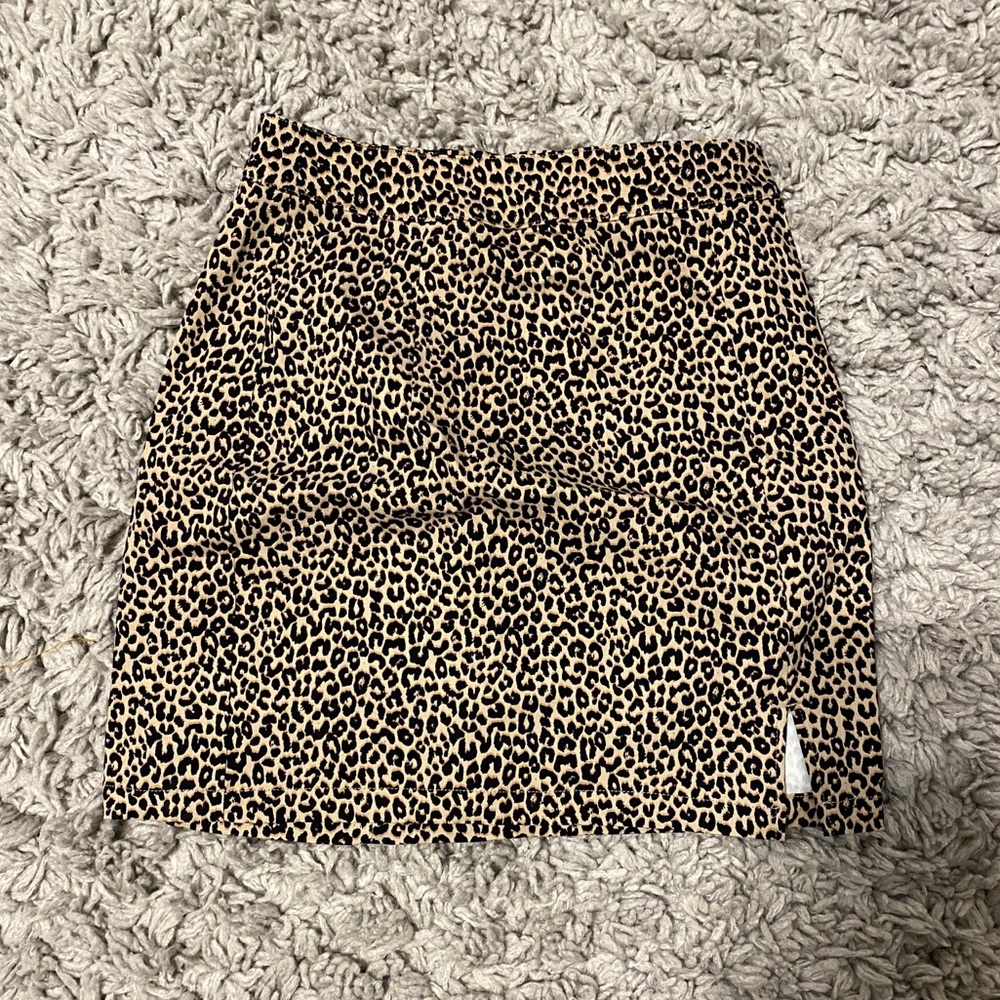 Garage Animal Print Skirt
